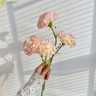 LONTIME Artificial Flowers, Carnation Silk Flower Carnation Simulation Flower, Realistic Single Fake Flowers