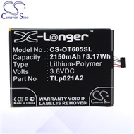 CS Battery For Alcatel TLp021A2 / Alcatel OT-6050 Phone Battery OT605SL