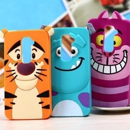 2015 cute candy 3D Cartoon Monsters University Sully Tiger Silicone rubber lovely Soft Cover Case fo