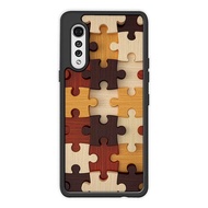 Case Casing LG Velvet V60 V50 V40 V30 G8x G8 G7 G6 Q7 Wood Puzzle YD0585 Hardcase S5