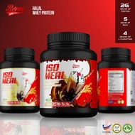 Berro Labs Iso Meal Replacement Whey Protein - 1.1kg (Whey Halal, Lulus KKM Muscle Building & Recove