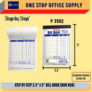 BILL BOOK 3.5" X 5" ( 2 PLY) BILL BOOK / BUKU RESIT