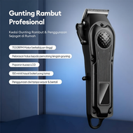 Ckeyin Hair Clipper Multifunctional Men Hair Trimmer Powerful Battery Electric Professional Barber R