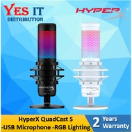 HyperX QuadCast S - USB Microphone (Black-Grey / White-Grey) (4P5P7AA / 519P0AA)