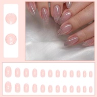 WEDDING FALSE NAILS 24 PCS FREE GLUE PERBOX COD False Nails 24Pcs/ Nail Stickers / Fake Nail Sticker