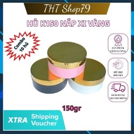 [Combo] 10 Plastic Jars K150 - 150gr - Yellow Lid - With Spill-Proof Lid