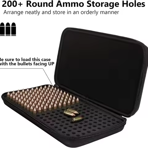 Large Capacity Ammo Pouch Handbag for Ammunition Storage 9mm .22LR .223/5.56mm Hunting Cartridge Bag