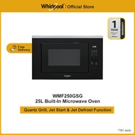 Whirlpool WMF250GSG 25L MWO &amp; Grill Trim Kit Microwave Oven with 2 Years Warranty