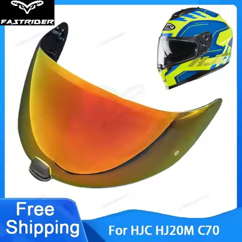 For HJC C70 IS17 FG17 FGST HJ20M Helmet Visor Lens Anti-UV Anti-Scratch Dustproof Replace Windshield