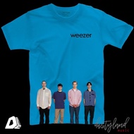 เสื้อวง Weezer - สีฟ้าS-5XL