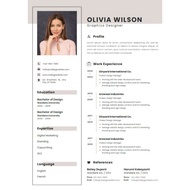 Minimalist Professional CV Resume Template