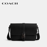 COACH กระเป๋าใส่เอกสารผู้ชายรุ่น League Messenger Bag CU042 BLK สีดำ