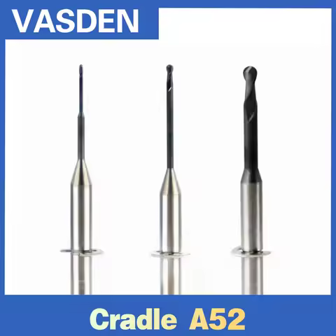 DC DLC Diamond Coating Cradle A52 Milling Burs Zirconia Block Cutting Bur Tools Dental Lab Cad Cam M