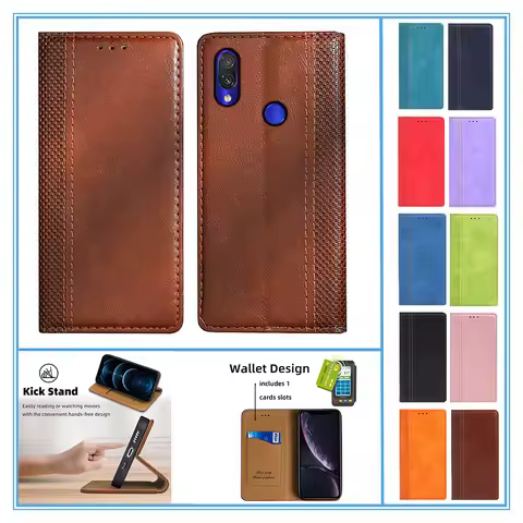 Wallet Phone Case for Xiaomi Redmi Note 8 8T 7 6 5A 5 4X 4 3 Pro 8A 7A 6A 3S Flip Cover Leather Case