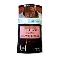 Tembakau Heritage Strawberry Mint Shag Tobacco Pouch 30gr - Tembakau Linting Tingwe