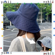 YOHII Bucket Hat Outdoor Panama Hat UV Protection Wide Brim Sunshade Hat