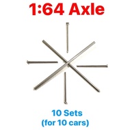 1/64 Hot Wheels Axle Sambung 10 sets