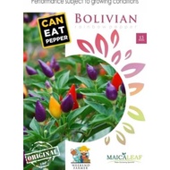 Bolivian rainbow chili seeds 15 maica leaf items