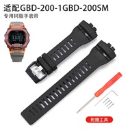 Yiqi Adapt to GBD-200-1GBD-200SM Resin Rubber Watch Strap Dedicated Interface Accessories Sports Wat