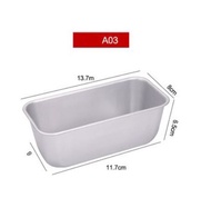 Rectangular Aluminum Bread Cake Mold Loaf Pan for Brownie Snow Toast Cheese Baking Bakeware Sizes A0