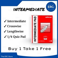 ERC Intermediate Quiz Pad Set | Writing Paper | Grade 5-6 High School | Student Supplies Paper