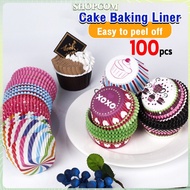 ShopCom 100pcs Cupcake Liner Muffin Cupcake Cake Baking Liner Wrapper Paper Cup