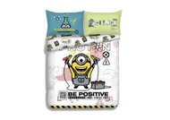 Minions卡通純棉印花系列床品套裝 - 加大 (DM022FDS60+DM022QCC80)