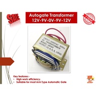 12V-9V-0V-9V-12V transformer for autogate