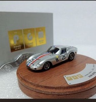 徵收 1/64  PGM  豪華版 (圓盒) 法拉利 Ferrari 250 GTO 全開 模型車