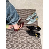 DAPAI SHOW Women's spring 2026 fashion smooth leather flat doll shoes