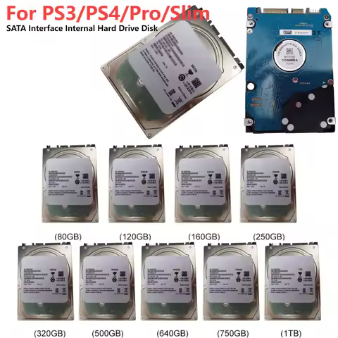 High Speed 300M/s SATA Interface Internal Hard Drive Disk for Sony PS3/PS4/Pro/Slim Game Console Har