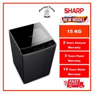 {Penghantaran Area Daerah Kuantan Sahaja} SHARP  Mesin Basuh Penuh Automatik 15kg ESX156