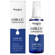 HOEGOA GHK-Cu Copper Peptide Hair & Scalp Serum – 2400mg, 4% Copper Peptides – Fast-Absorbing, Water