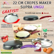 Crepe maker 22cm non-stick crepe pan/ SUPRA teflon crepes/