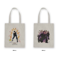 Brown Park Ji-Min Canvas Zipper Tote Bag | Jimin Jimin | Bts Bts Bts