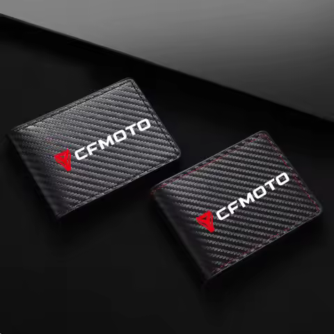 Carbon Fiber Motorcycle License Plate Bag Credit Card Holder For CFMOTO CF 650MT 650 MT 250NK NK300