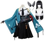 Hoshimi Miyabi Cosplay ZZZ Zenless Zone Zero Cosplay Costume Wig Women Anime Game Comic Party Role P