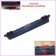 ۩ ◭ ✸ Rear Bumper Diffuser Black for Sedan Cars Toyota Corolla Altis 2009-2014 & Vios Gen3