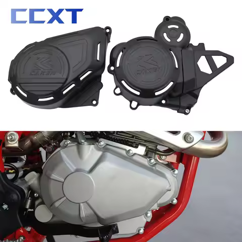 Motorcycle Engine Clutch Guard Water Pump Cover Ignition Protector For ZS172FMM-5 Engine ZongShen PR