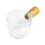 Milk Jug Pitcher Wooden Handle Milk Jug Glass/ Milk Jug Glass/