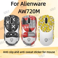 [Kam]For Alienware AW720M Mouse anti-sweat stickers anti-slip stickers cartoon side grip protective 