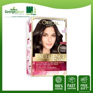 LOREAL EXCELLENCE CREME ADVANCED TRIPLE CARE HAIR COLOUR - 3 NATURAL DARKEST BROWN 1S