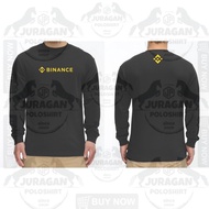 Long-sleeved binance t-shirt long-sleeved binance shirt/ - jualanganpoloshirt
