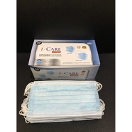 3-ply masks, 50 Pcs, i-Care, Ministry of Health, Icare