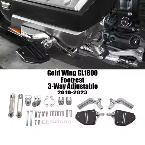 For Honda Goldwing 1800 GL1800 Tour DCT Airbag F6B Driver Peg Pedestal Cruise Pedal Way Adjustable H