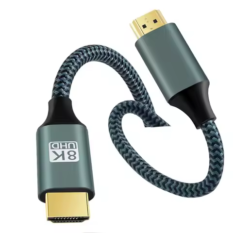 3m/10FT 5m/17FT 2m/6.6FT Braid 8K HDMI 2.1 Cable 8K@60Hz 4K@120Hz 48Gbps EARC ARC HDCP Ultra HDR For
