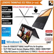 Lenovo ThinkPad X13 Yoga GEN 2 (1 YEAR WARRANTY T&C)CORE i5 (10th/11th GEN)13.3 "inch Dispaly Upto 3