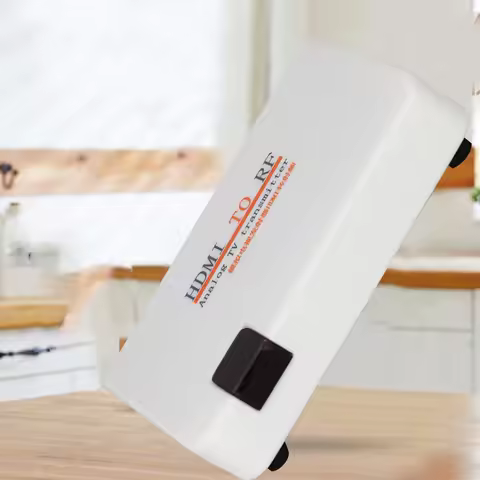 Adapter Box Converter HDMI to RF HDMI to RF Coaxial Converter Adapter Box Support 480I/480P/576I/576