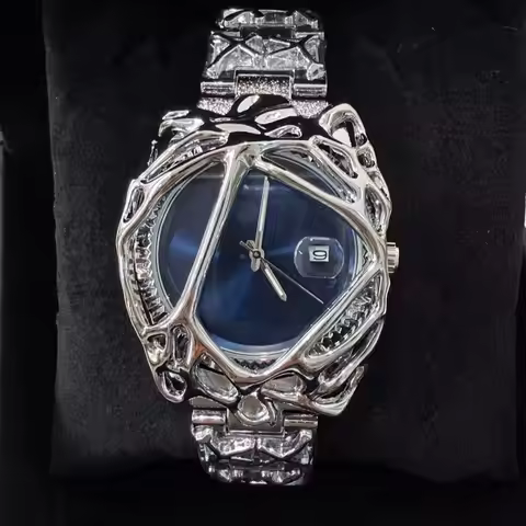 2025 Alabaster style alien men's watch medieval niche high-end quartz watch calendar waterproof nich