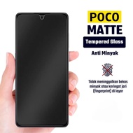 Tempered Glass Matte Xiaomi Poco C3 C31 C40 C50 C51 C55 C61 C65 F1 F2 F2 Pro F3 F3 GT F4 F4 5G F4 GT